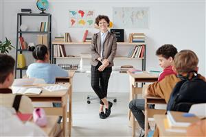 Teacher and Students in Class