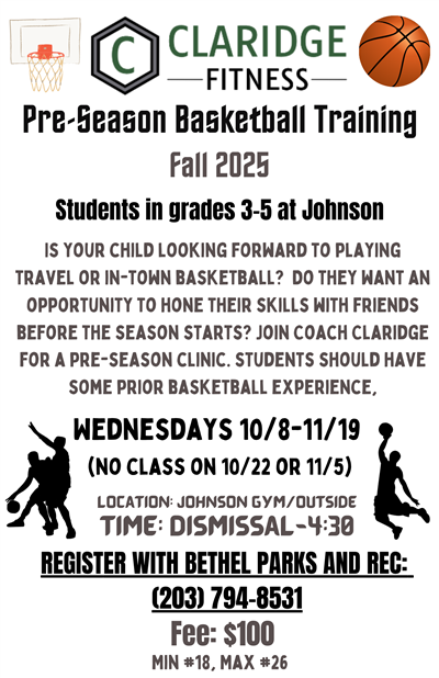 Claridge Fitness Basketball